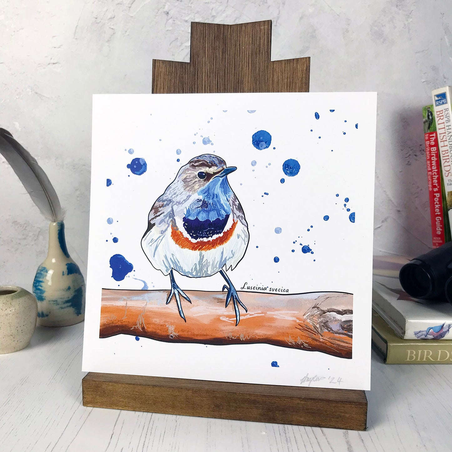 Bluethroat Print