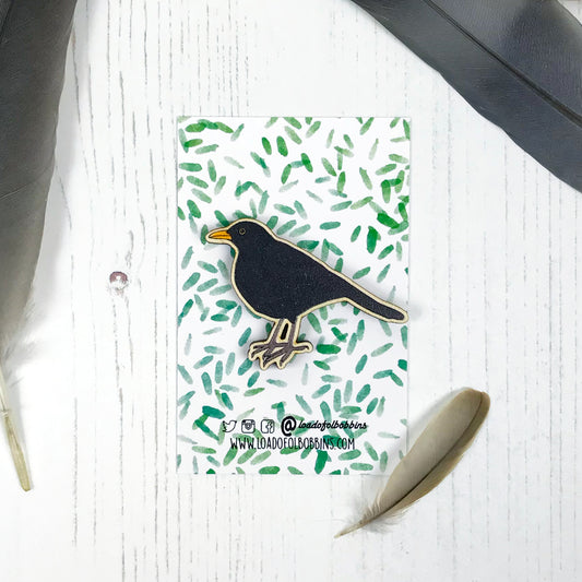 Blackbird Lapel Pin