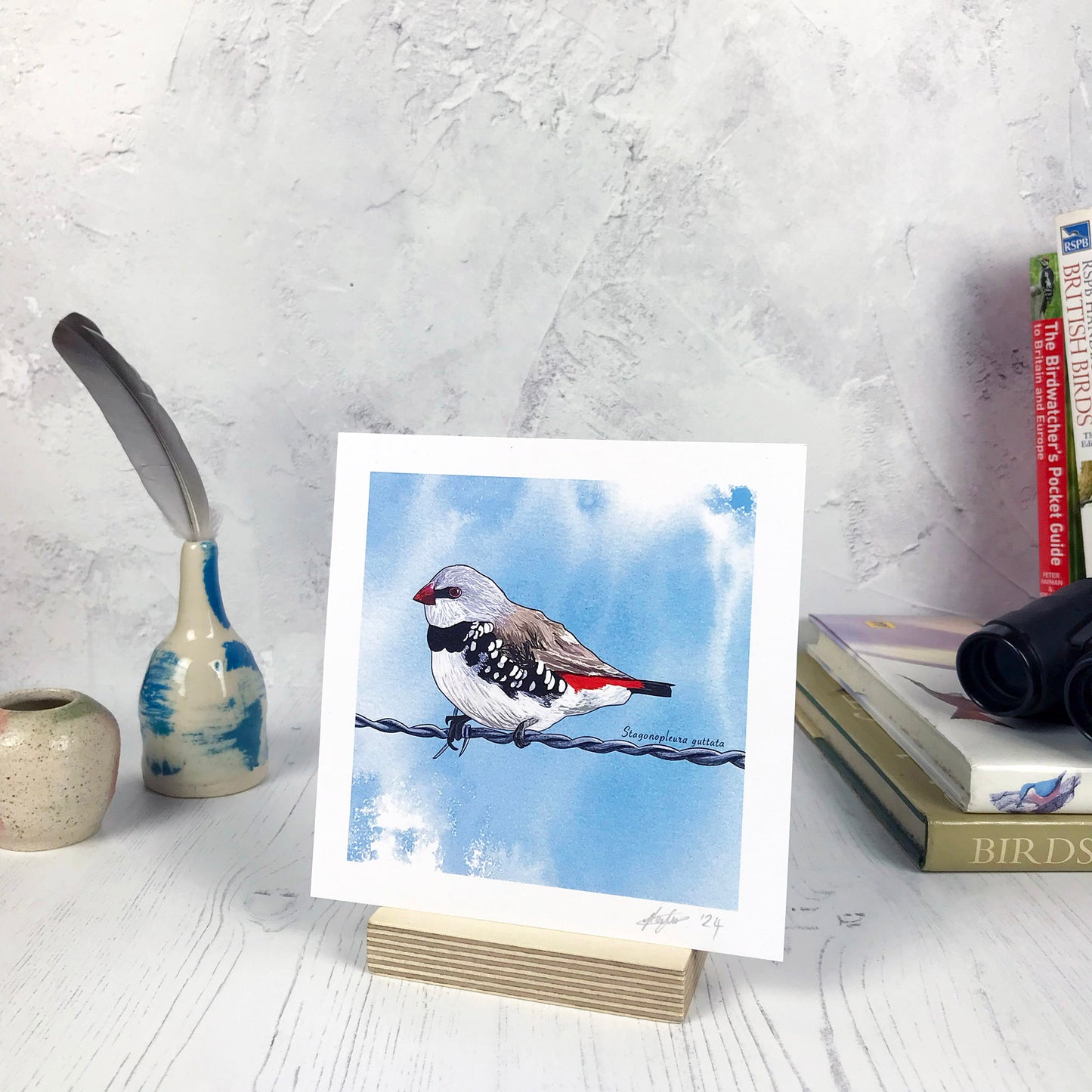 Diamond Firetail Print