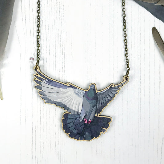 Flying Pigeon Necklace