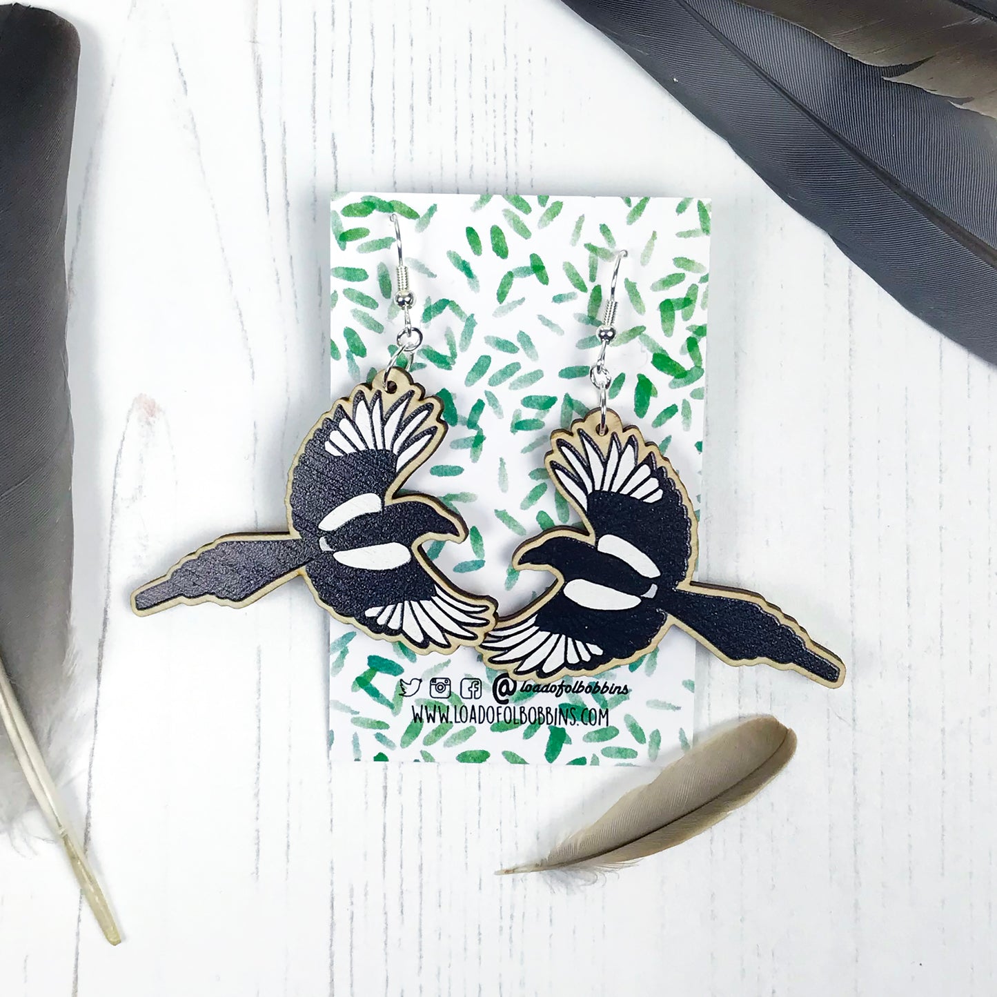 Magpie Earrings