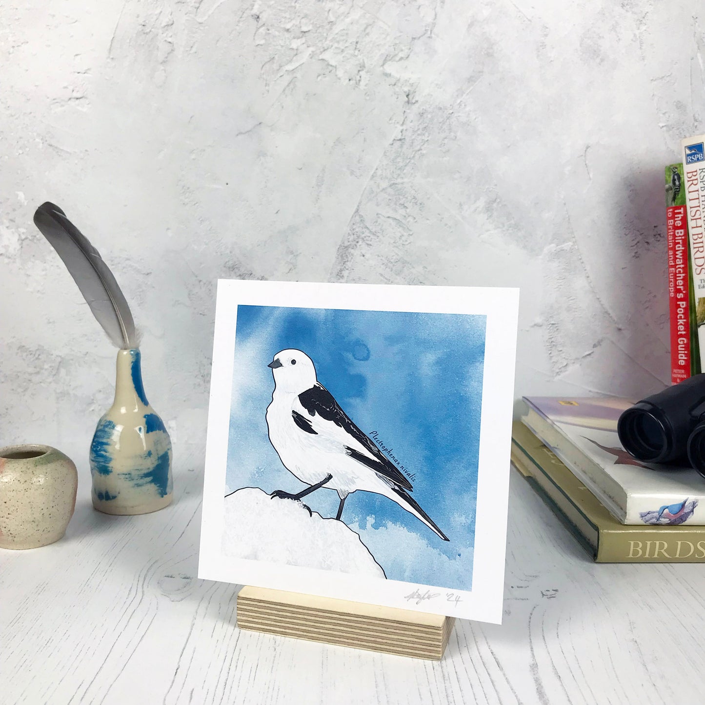 Snow Bunting Print