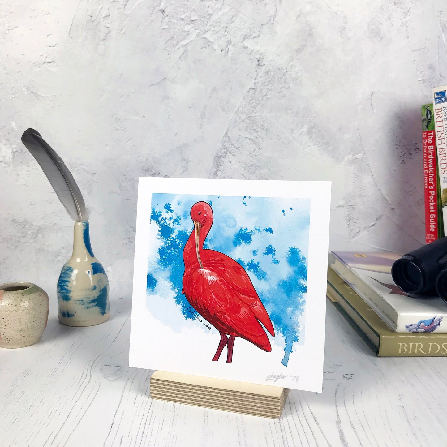 Scarlet Ibis Print