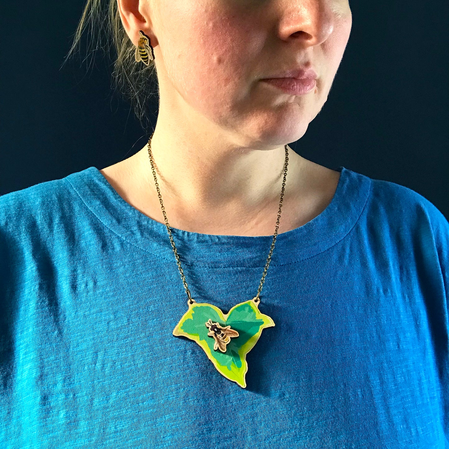 Small Ivy and Pick Your Own Insect Necklace