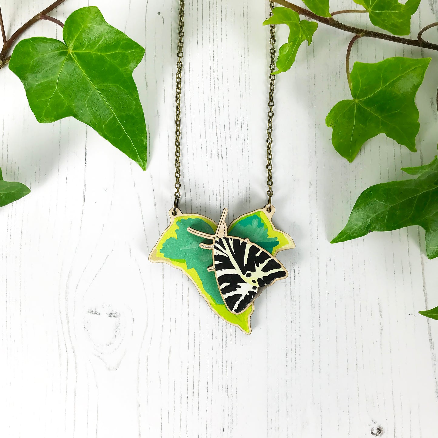 Small Ivy and Pick Your Own Insect Necklace