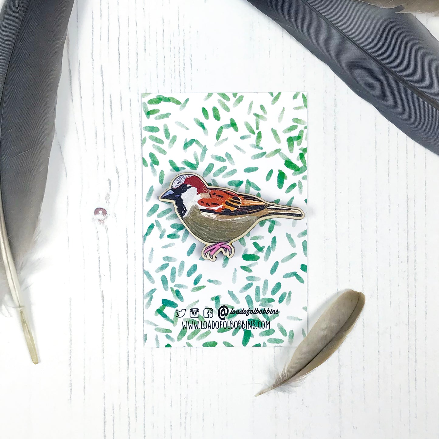 Sparrow Lapel Pin