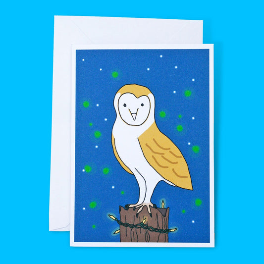 Firefly and Barn Owl Card