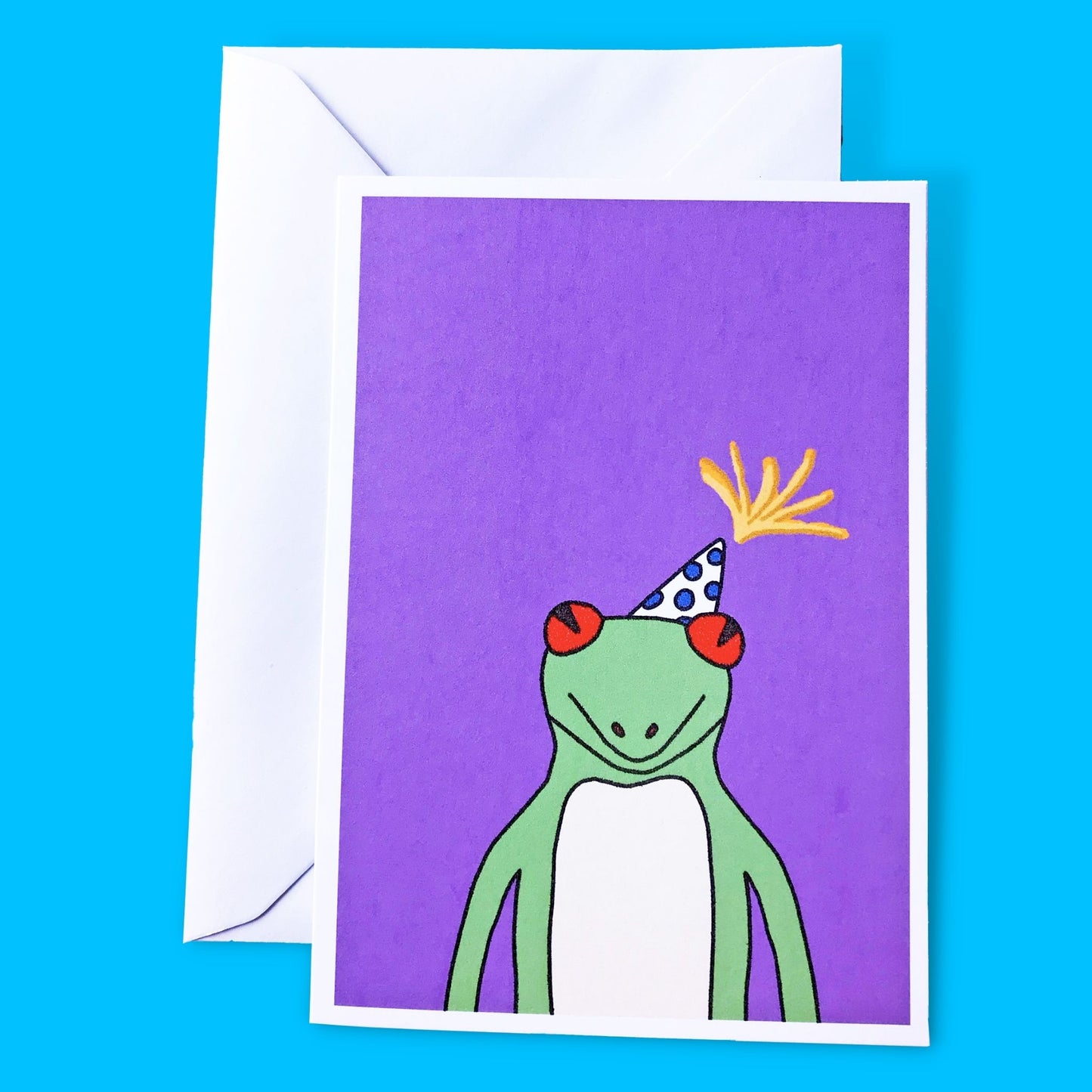 Party Tree Frog Card