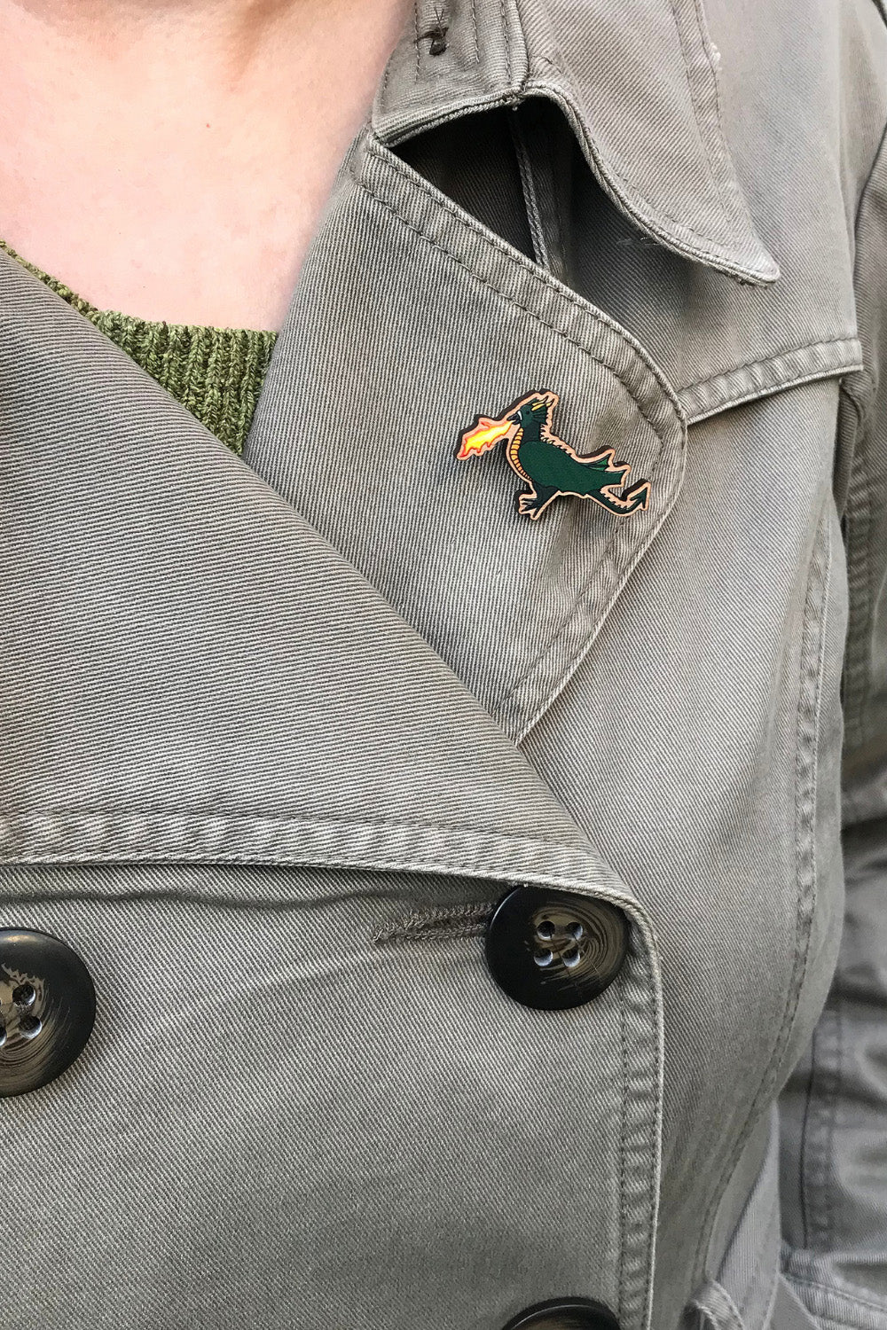 Dragon Pigeon Pin