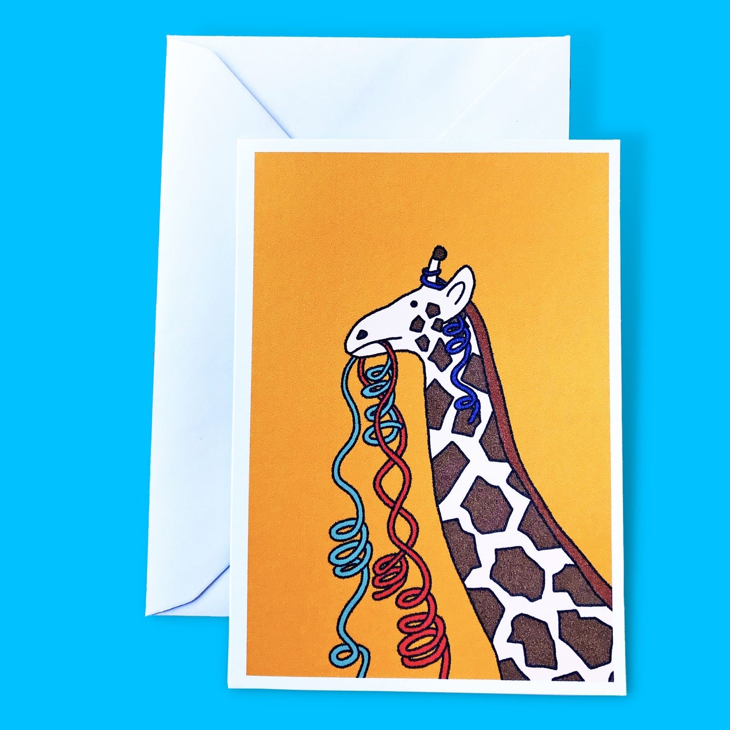 Party Giraffe Card