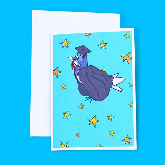 Pigeon Graduation Card