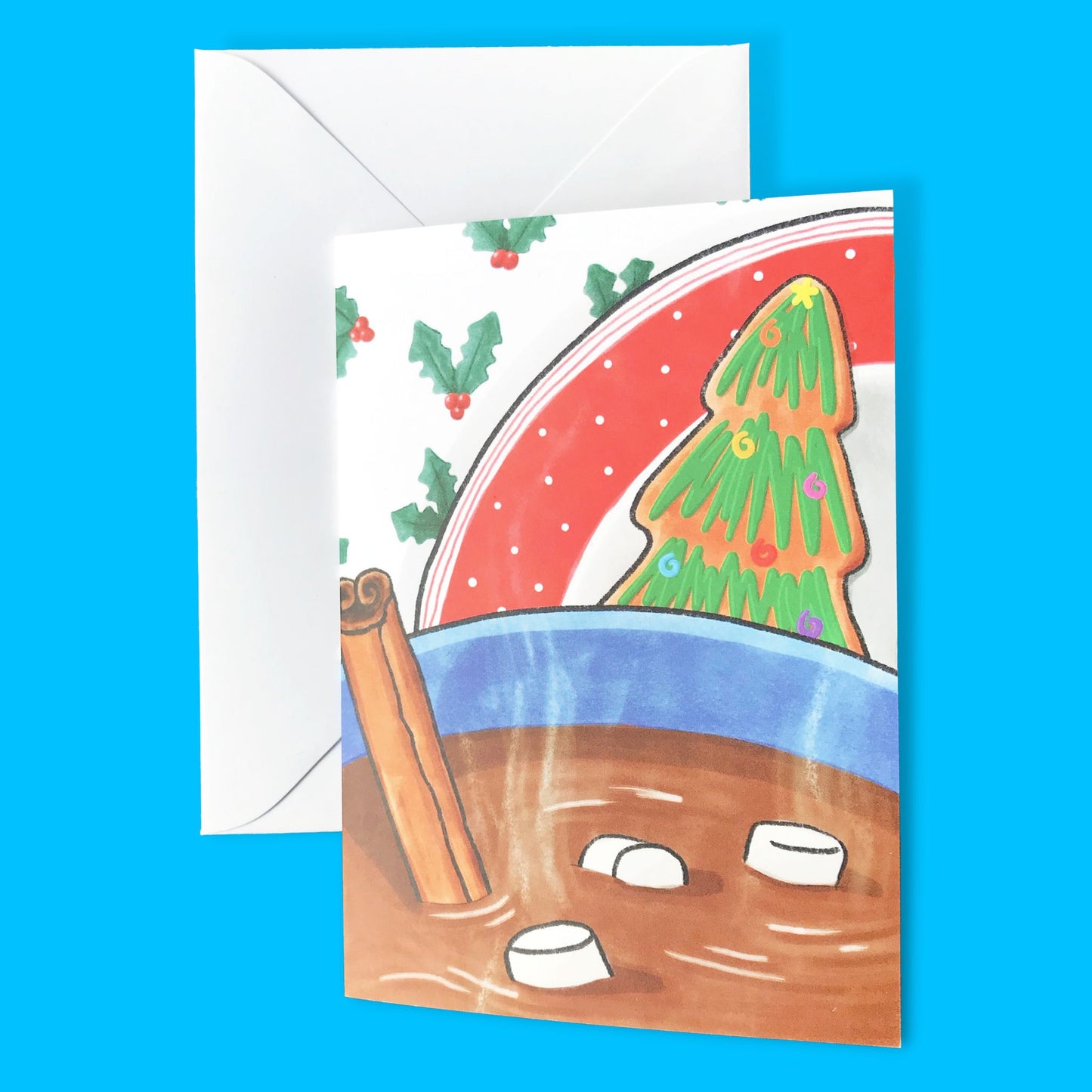 Hot Chocolate and Gingerbread Card