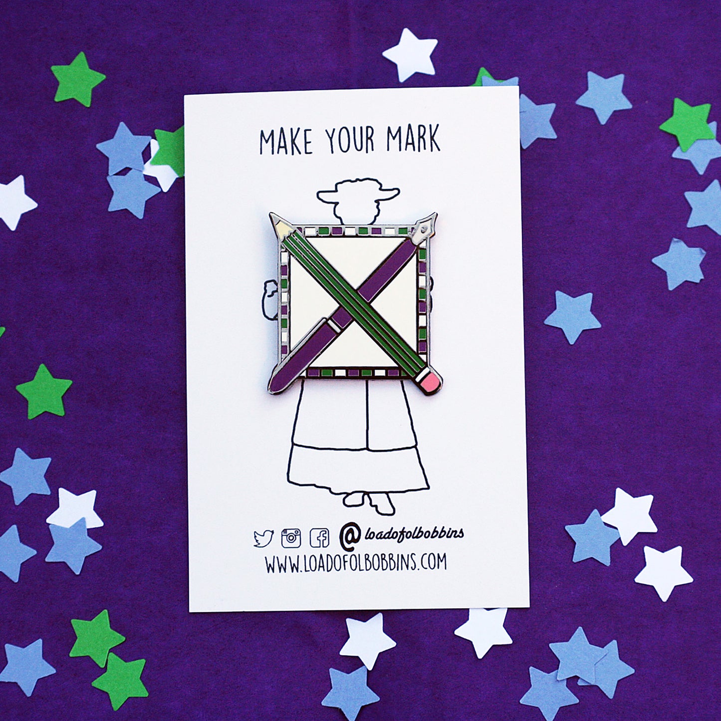 Make Your Mark Hard Enamel Pin