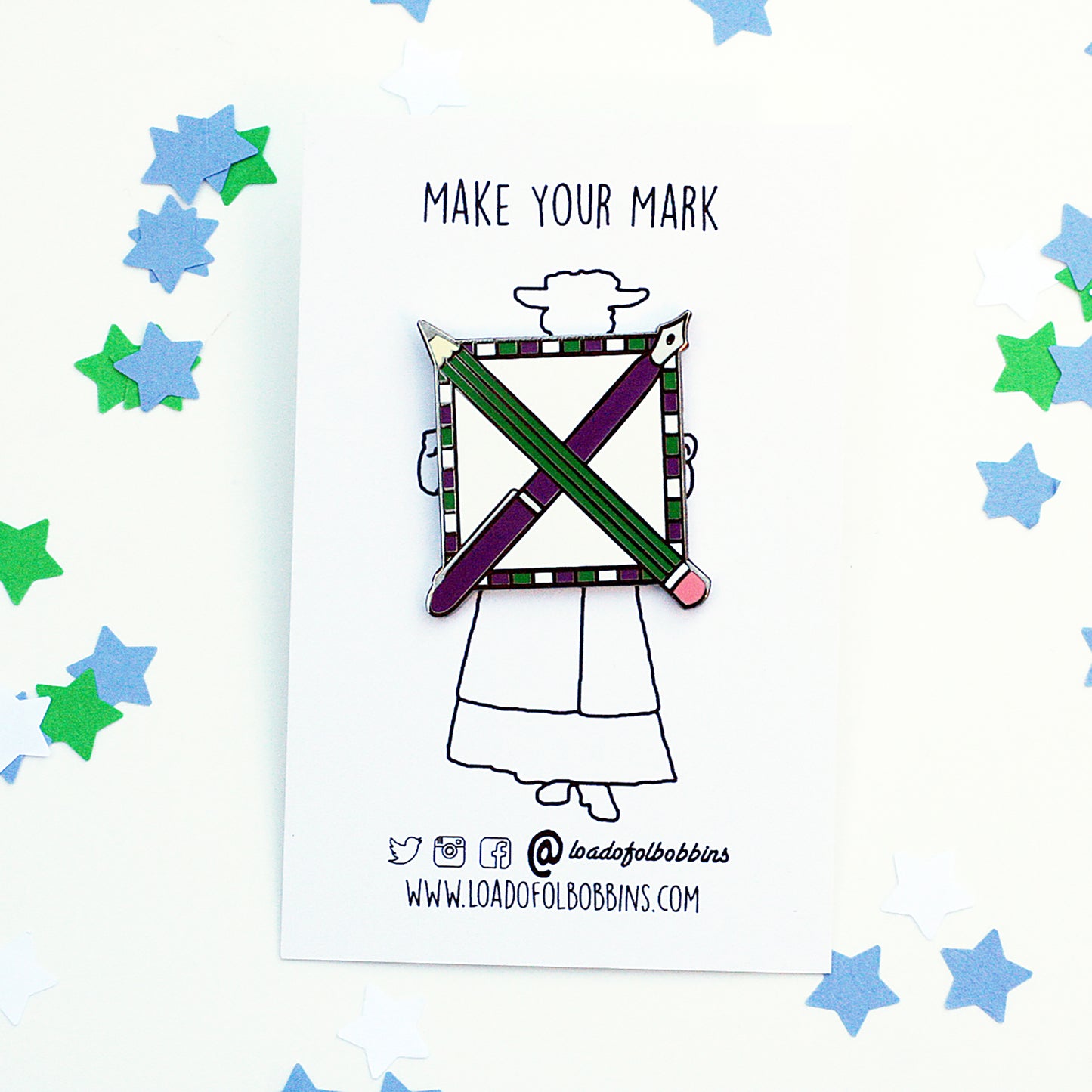 Make Your Mark Hard Enamel Pin