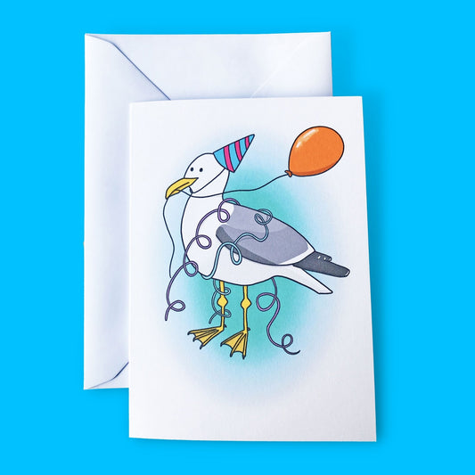 Party Seagull Card