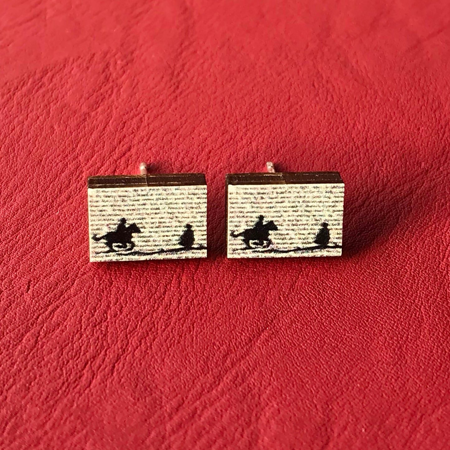 PRE-ORDER - Classic Literature Jane Eyre Silhouette Stud Earrings