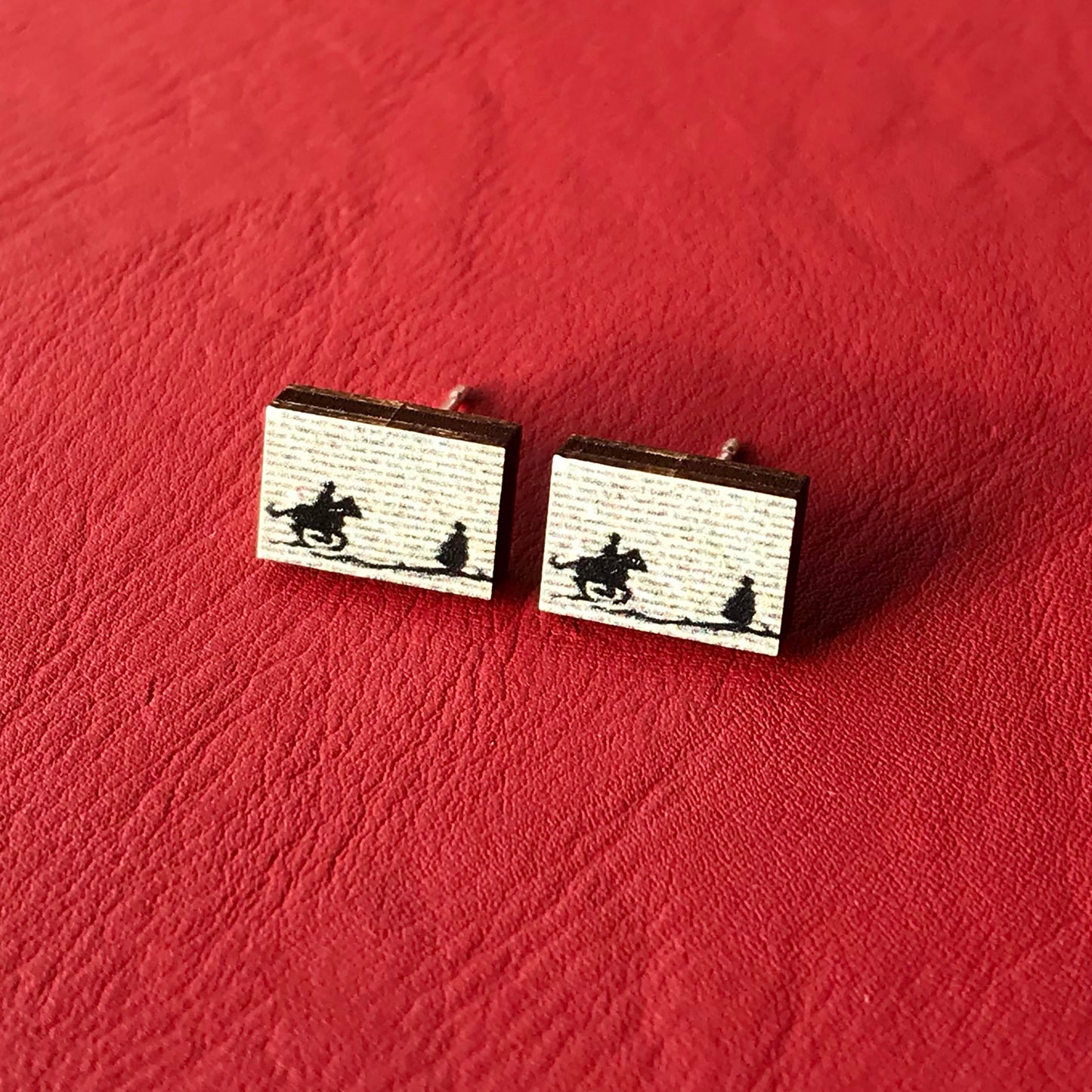 PRE-ORDER - Classic Literature Jane Eyre Silhouette Stud Earrings