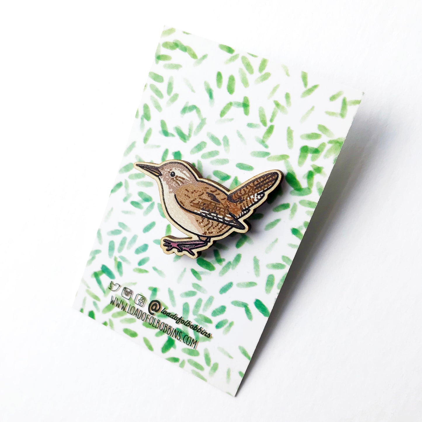 Wren Lapel Pin