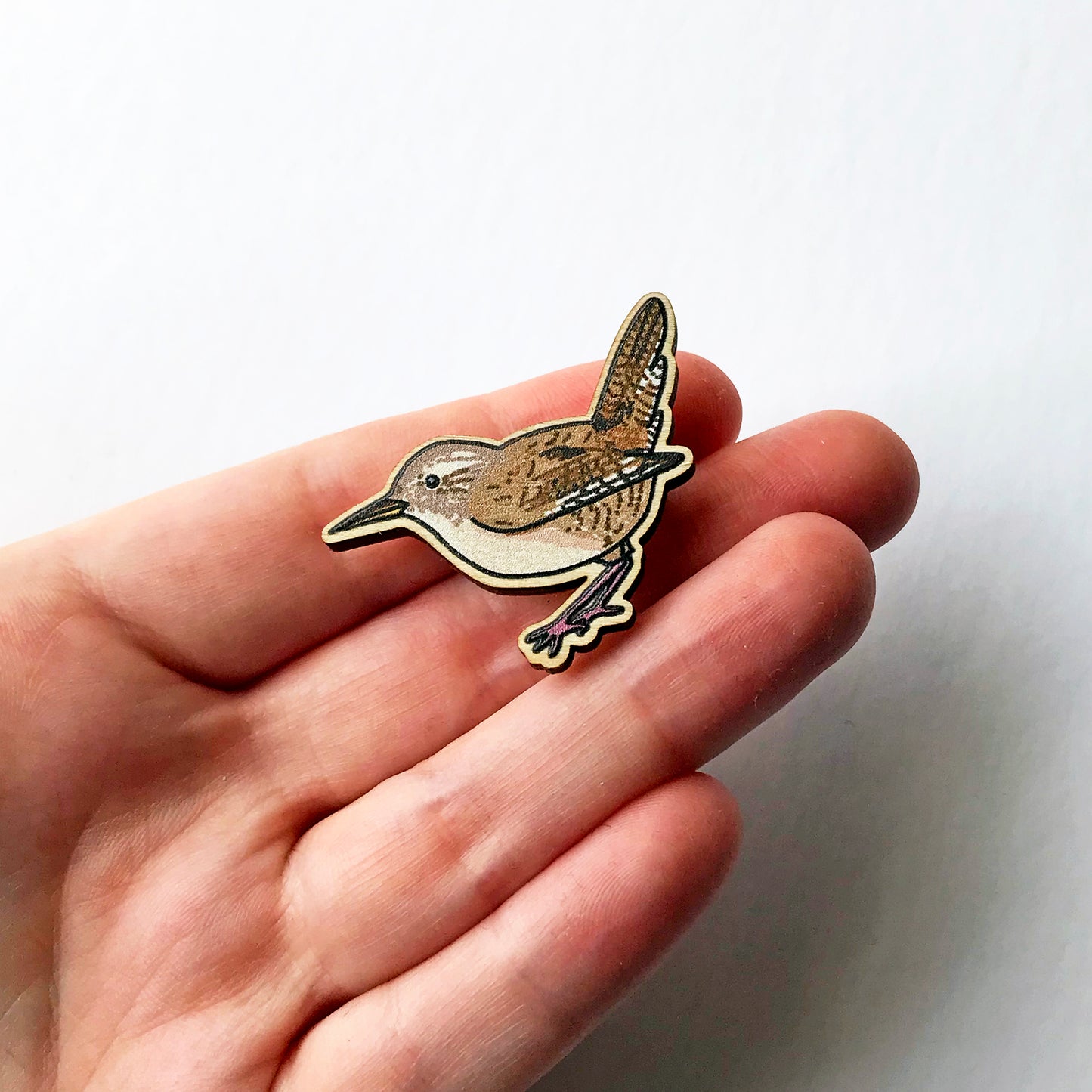 Wren Lapel Pin